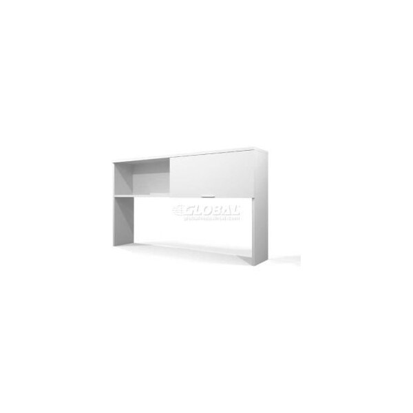 Bestar Hutch W/ Sliding Doors - 71"- White - Pro-Linea Series